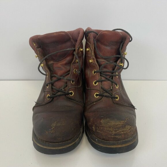 Chippewa 6 Inch Redwood Lace Up Work Boots Leather Mens Size 9.5 W main image 4